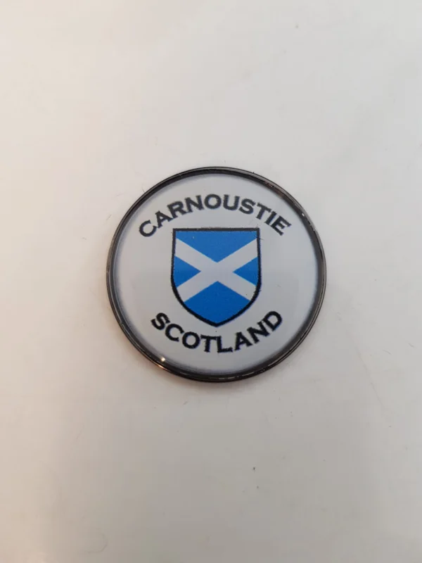 Single Carnoustie Scotland Ball Marker